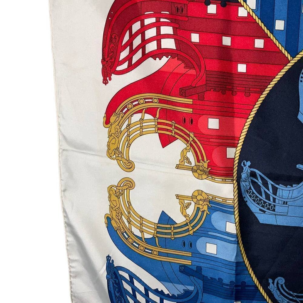Hermès Hermes Vintage Proues 90cm Square Silk Scarf - Picture 5 of 16
